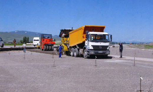 Erzurum Havalimanı pist ve apron